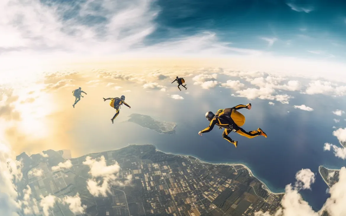 Galeri skydiving Bali 3