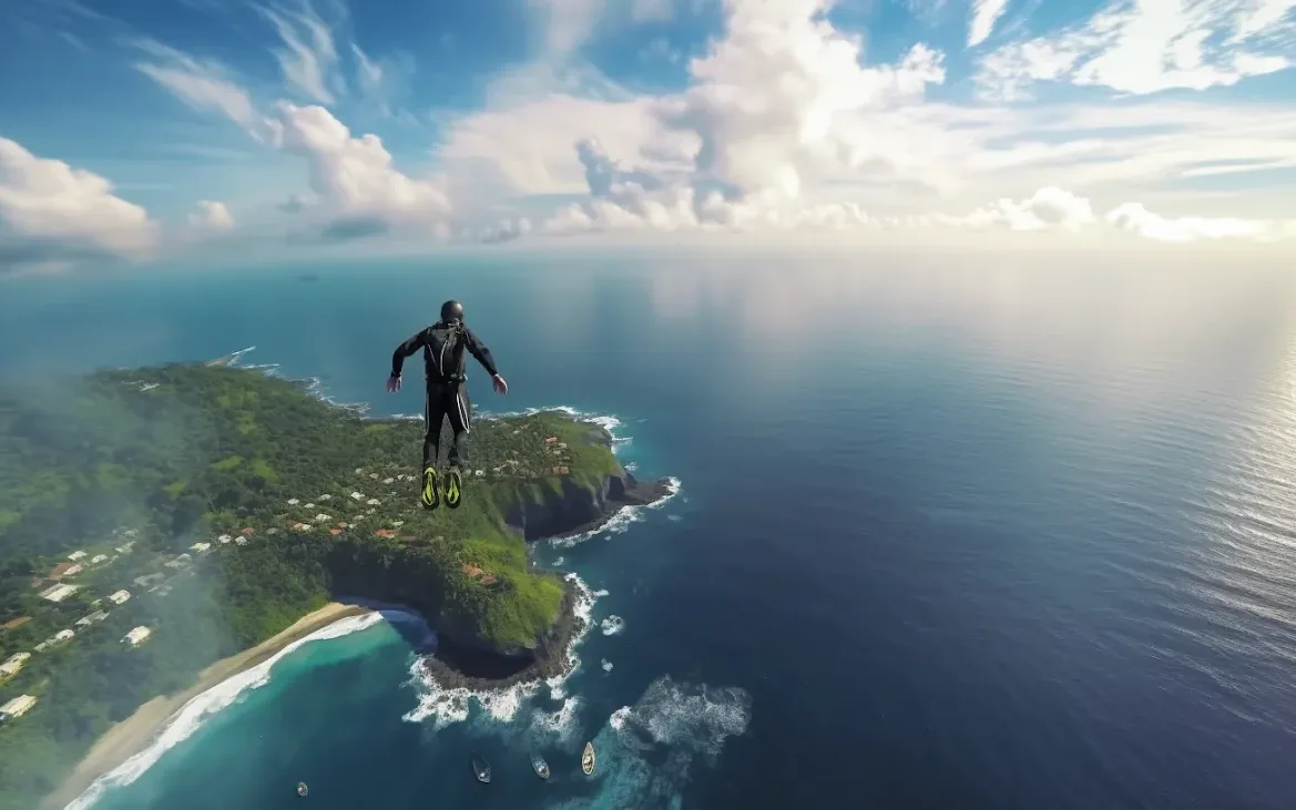 Galeri skydiving Bali 6