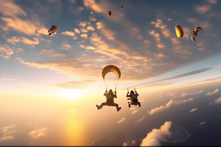 Sunset Cloud Bali Sky Divings