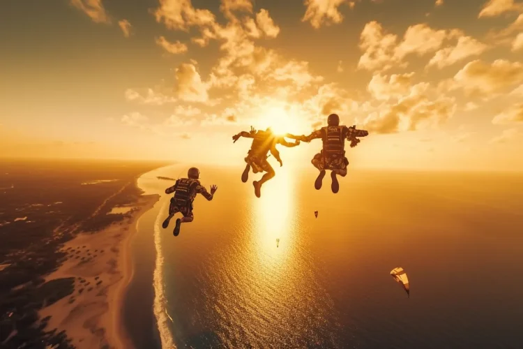 Sunset Bali Sky Divings